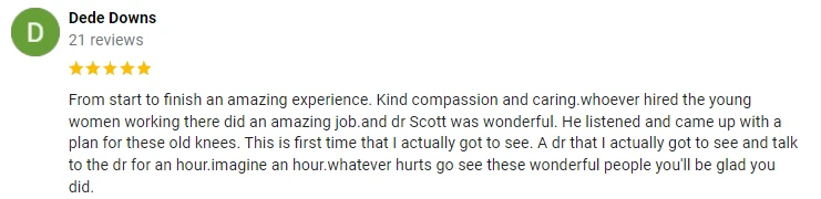 Chiropractic Davenport FL Testimonial Dede